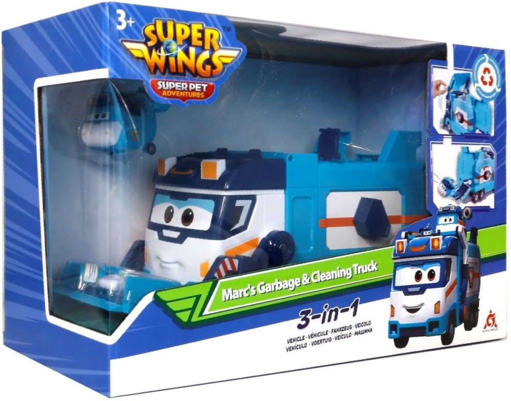 Игровой набор Super Wings Грузовик Марка для мусора и уборки EU770854