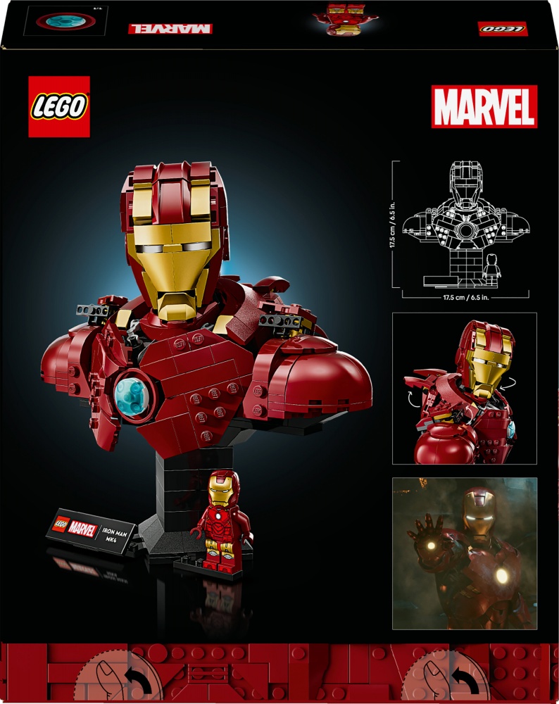 Конструктор LEGO Super Heroes Marvel Бюст Залізної Людини MK4 76327