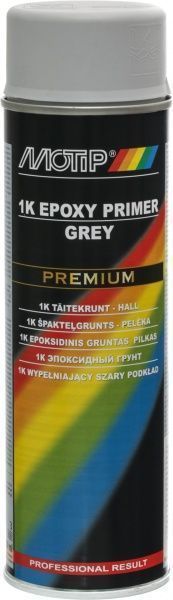 Грунт Premium 1K Epoxy Primer Motip 500 мл серый