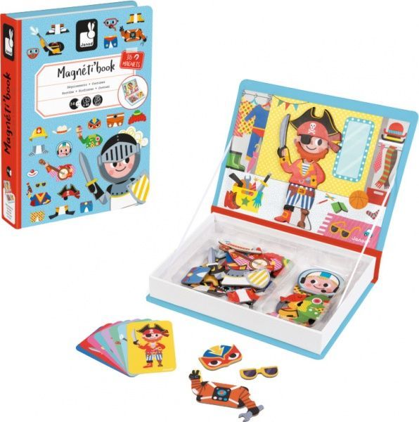 Игра настольная Janod Magneti'book Наряды для мальчика J02719
