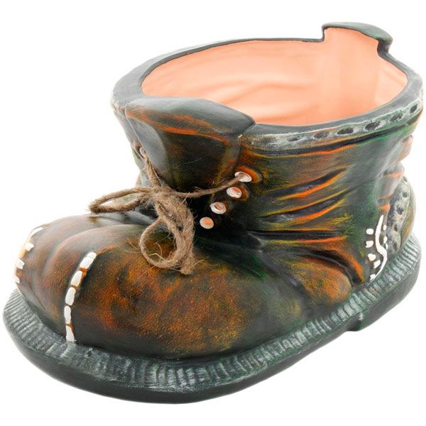 Кашпо керамическое Башмак