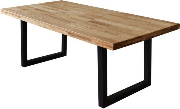 Стол обеденный ясеневый прямой 2000x1000x750 мм 