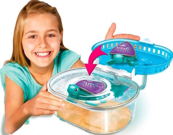 Игрушка интерактивная Little Live Pets Черепашка с аквариумом 28182