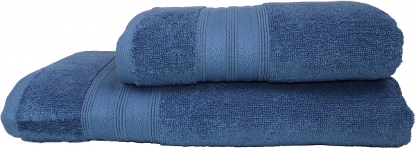 Рушник махровий Yoruk 70x140 см денім La Nuit 