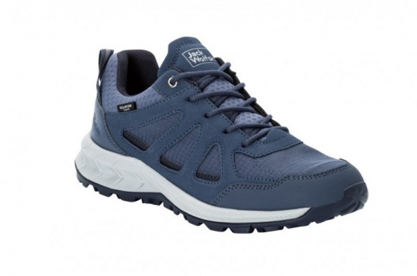 Кроссовки Jack Wolfskin WOODLAND 2 TEXAPORE LOW W 4051341_1388 р.39 UK 5,5 24,2 см серый