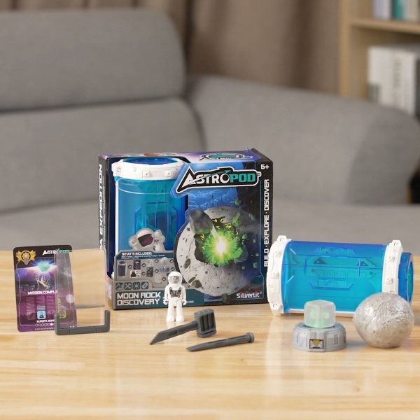 Ігровий набір Astropod з фігуркою – Місія Досліди місячний камінь 80338