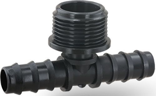 Тройник с внешней резьбой для капельного полива 16 x ?'' x 16