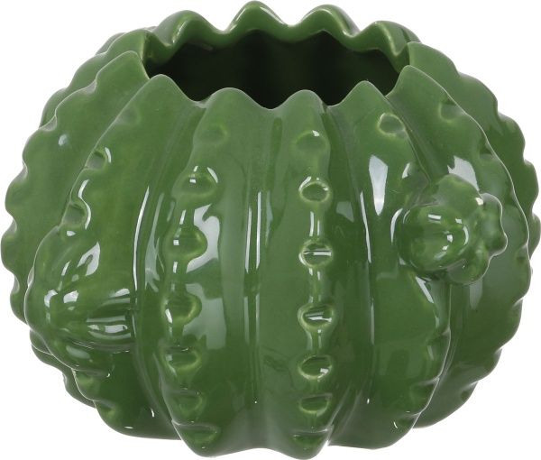 Ваза керамическая зеленая Кактус WW 2707-10 Eterna