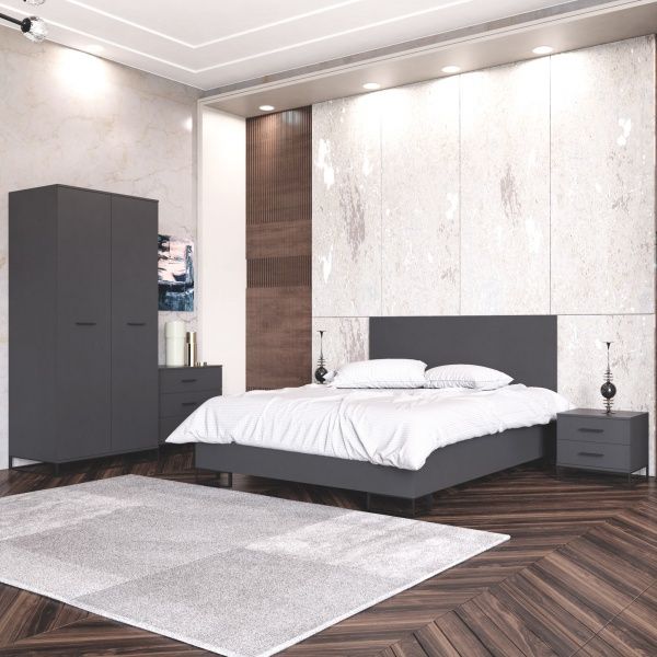 Шкаф Art in Head Ascet 2д графит 