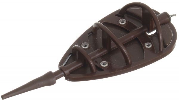 Кормушка 45 г Flat Feeder коричневая поликарбонат