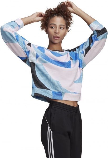 Світшот Adidas SPW NINIGFX CRW GL9540 р. M різнокольоровий