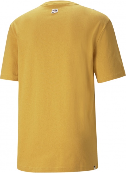 Футболка Puma Downtown Logo Tee 53248837 р.XL желтый