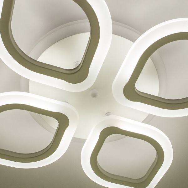 Люстра світлодіодна Luminaria 4R480/80 50 Вт білий AZALIA RGB 40W+10W 