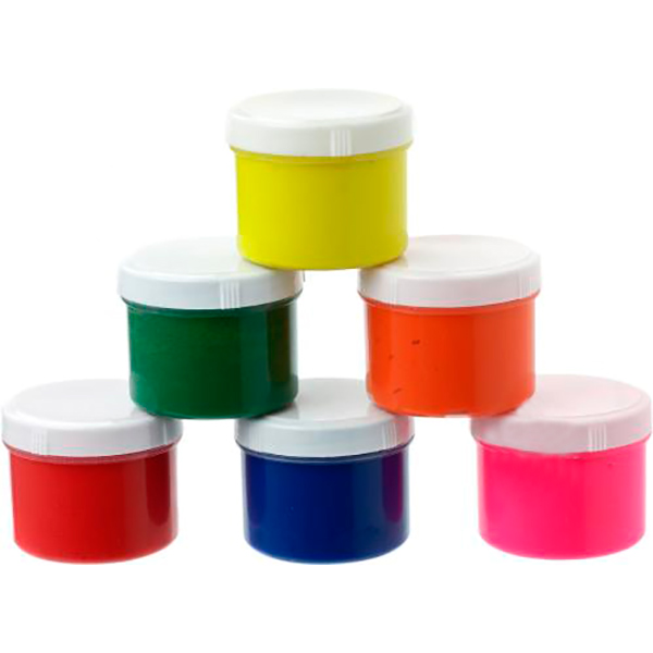 Набор пальчиковых красок 6 кольорів 50405-TK Тікі