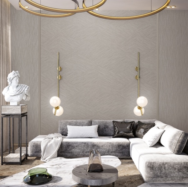 Шпалери вінілові на флізеліновій основі Слов'янські шпалери PRIMO Турін 2 9003-03 1,06x10,05 м 