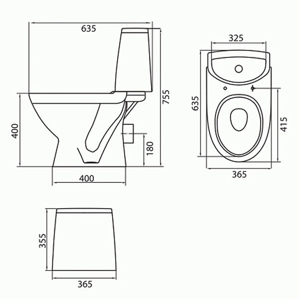 Компакт Kolo Runa L89200 с сиденьем