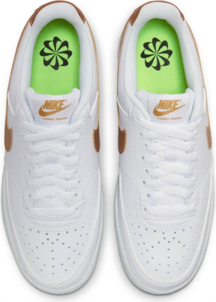 Кроссовки Nike NIKE COURT VISION LOW NEXT NATURE DH3158-105 р.36,5 белый
