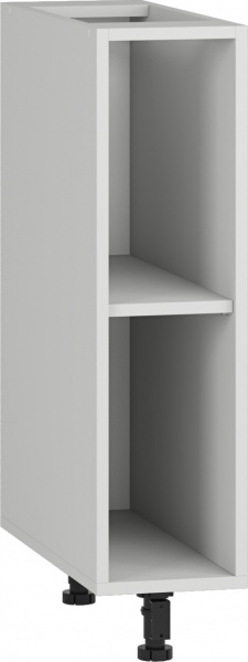 Тумба нижняя Грейд открытая 200x820x522 мм серый 