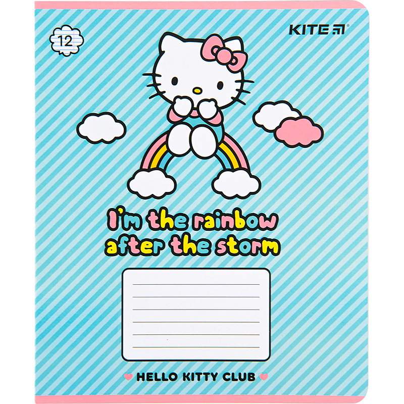 Тетрадь 12 лист. линейка Hello Kitty HK22-234 KITE
