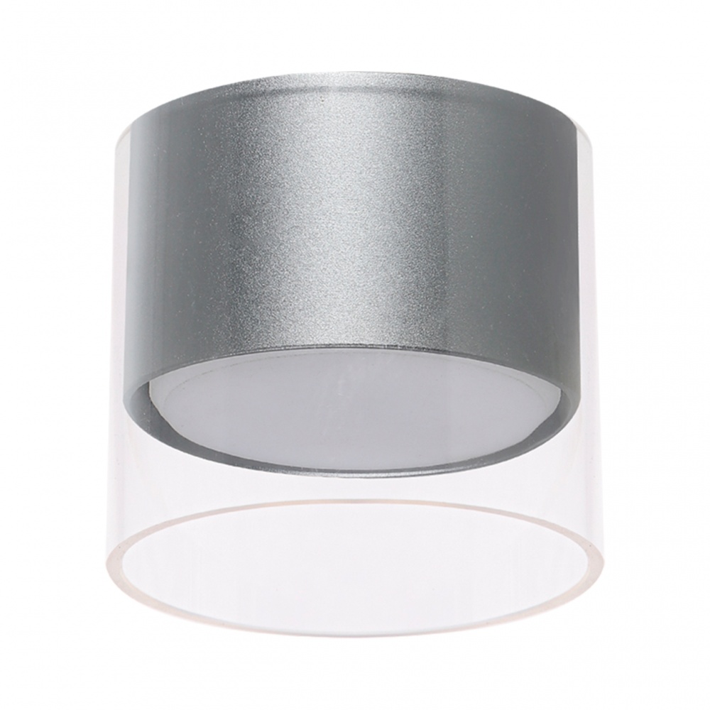 Светильник точечный Eurolamp LumiTube GX53 серебряный LH-GX53(silver)C