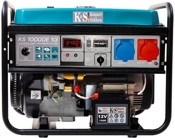 Генератор бензиновый Konner&Sohnen KS 10000E-1/3 — фото 1