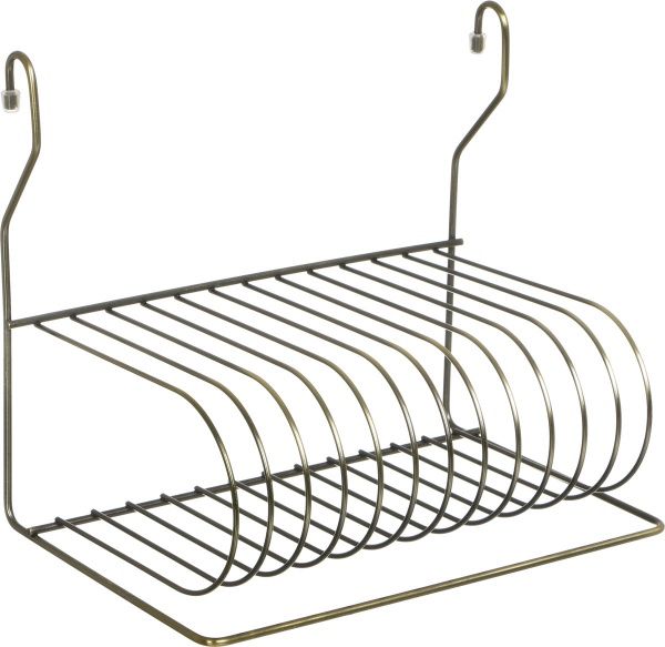 Сушарка на рейлінг Lemax для посуду навісна 300х200х260 мм антична бронза