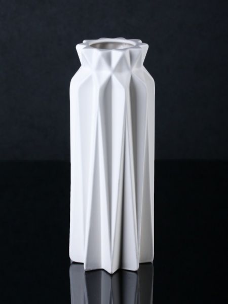 Ваза Эри h= 26 см белая Наша Кераміка