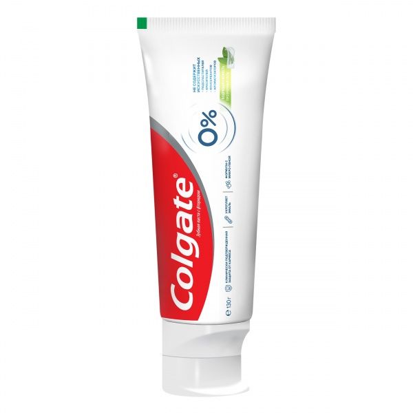 Зубна паста Colgate 0% Бадьорлива Свіжість 130 г