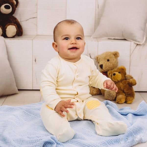 Чоловічок Lucky tots р.62 кремовий 1703.11 