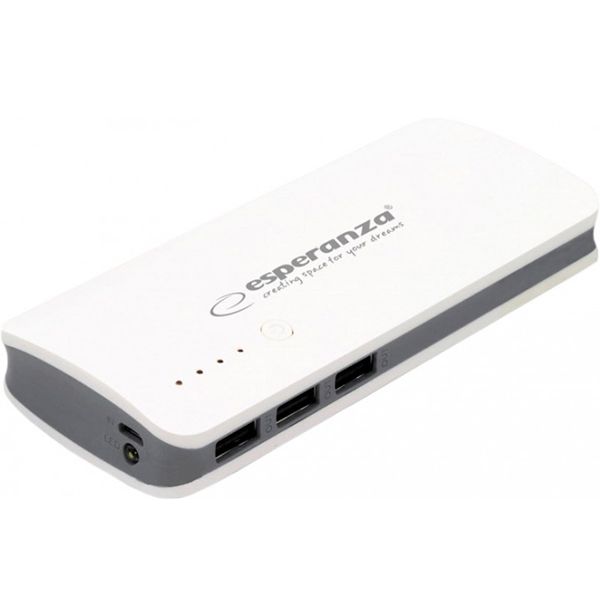 Зарядное устройство Esperanza 8000 mAh white/grey (EMP106WE)