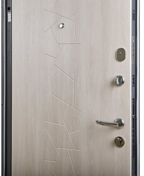 Дверь входная Abwehr АМ-459 086П (V) (АЦС+Б) антрацит / белый 2050х860 мм правая