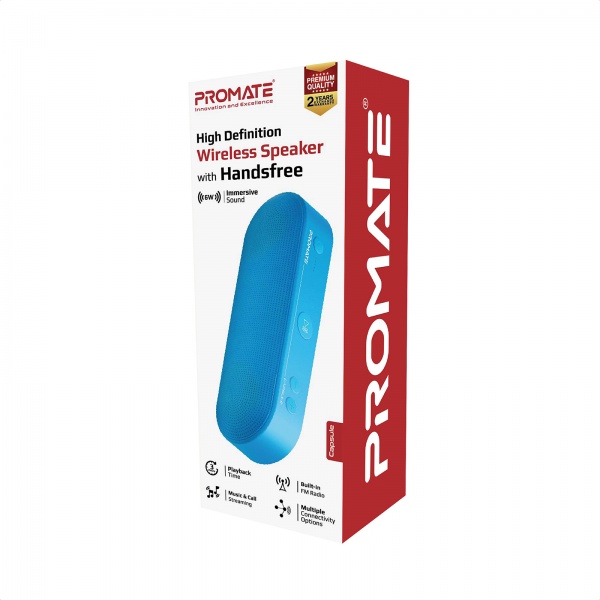 Портативная колонка Promate Capsule 6 Вт 2.0 blue 