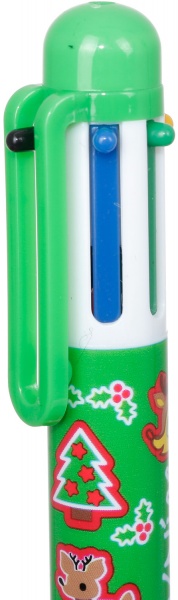 Ручка кулькова Reindeer зелена 