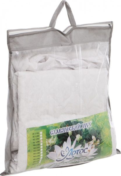 Наматрасник Славянский Пух Лотос бязь 90x200 см 