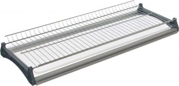 Сушилка для посуды DC 800 мм хром с профилем