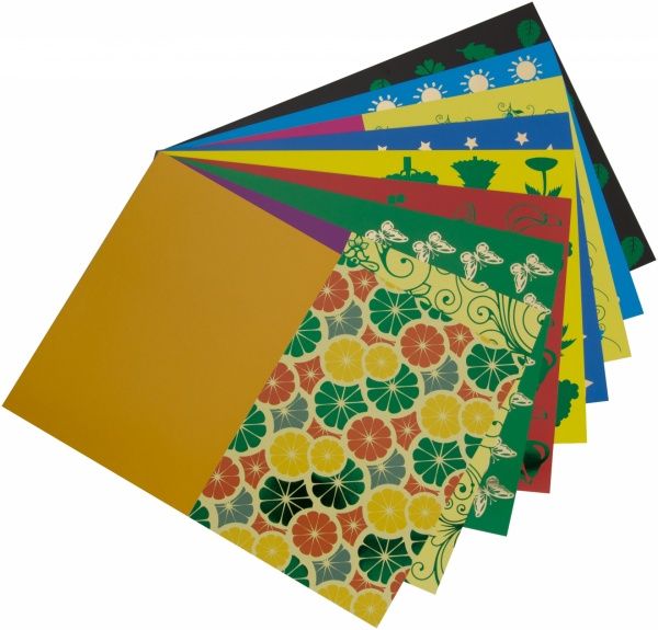 Набір фольгованого кольорового картону Колібрі 88262 Лунапак