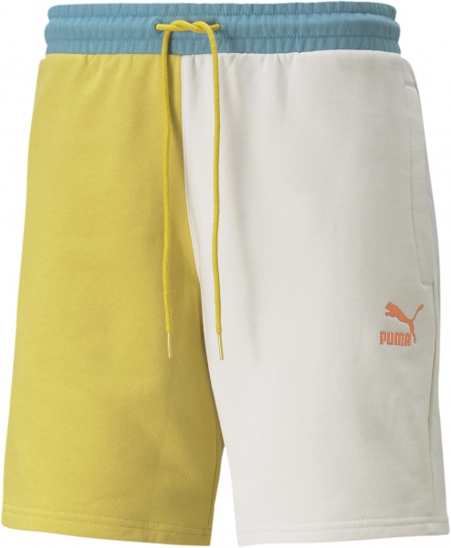 Шорты Puma Classics Block Shorts 53460465 р. XL белый