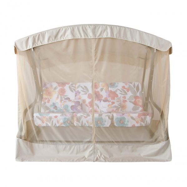 Гойдалка з навісом Vitan Фемелі-2 Квіти акварель 1670 х 2150 х 1500 мм