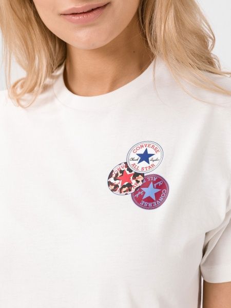 Футболка Converse WOMENS DISTORT TEE 10019115-103 L білий