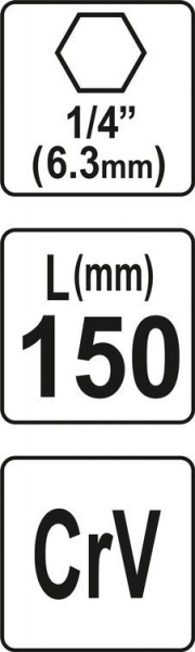 Тримач біт YATO HEX 1/4