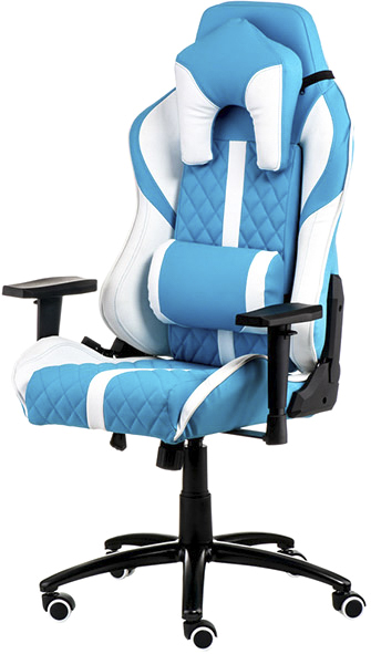 Крісло Special4You Extreme Race E6064 блакитний/білий 