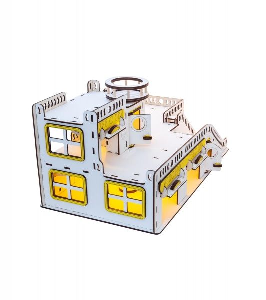 Гараж Good Play 32х57х27 см Гоночная база с подсветкой G 002