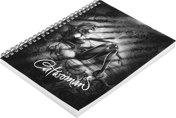 Тетрадь школьная Catwoman WB3 96 листов в клетку Поділля