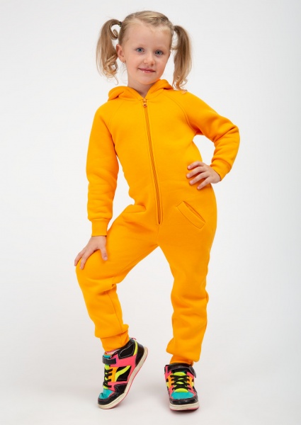 Комбинезон для девочки Roksana №0043/33012 р.110-116 оранжевый 