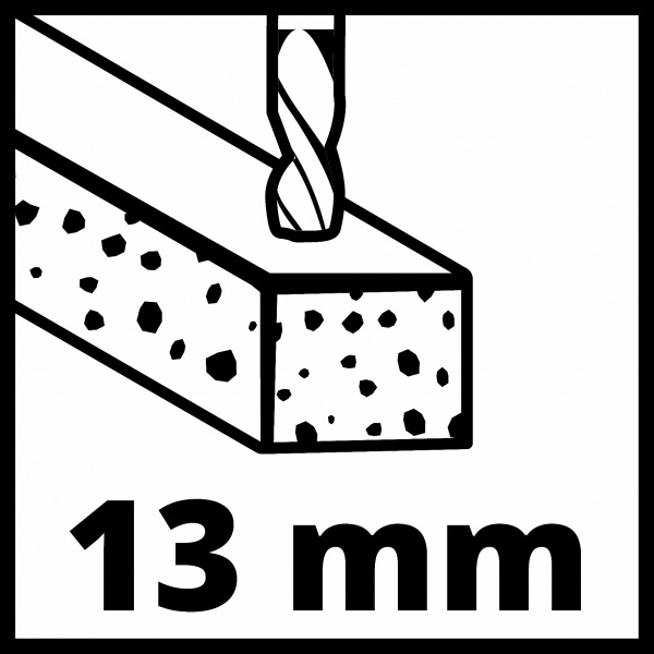 Дрель ударная Einhell TC-ID 18 Li + 1х2,5 Ah 4513960+4512097