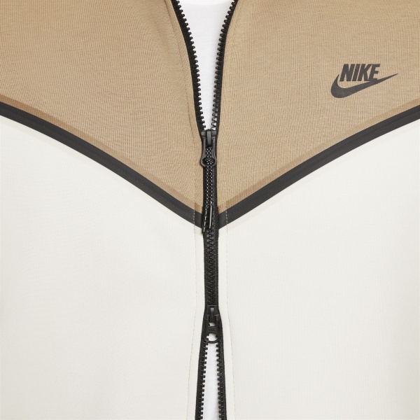 Джемпер Nike M NSW TCH FLC HOODIE FZ WR CU4489-208 р. 2XL бежевый