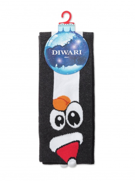 Носки мужские DiWaRi DW NEW YEAR 21С р.27-29 черный