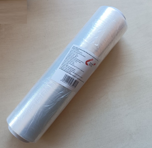 Стретч-пленка 20 мкм 25 см 0,4 кг