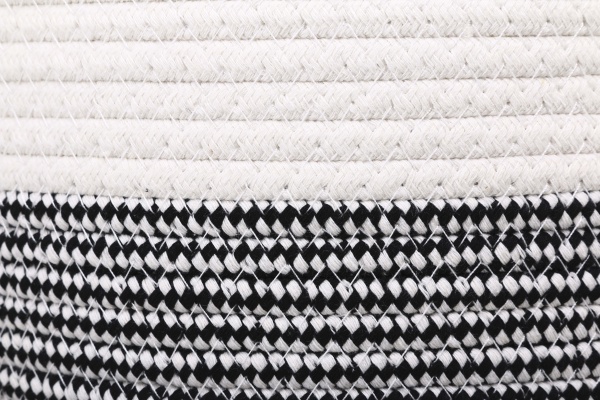 Кошик Elegance М 32х28х28 см EG92619 біло-сірий 