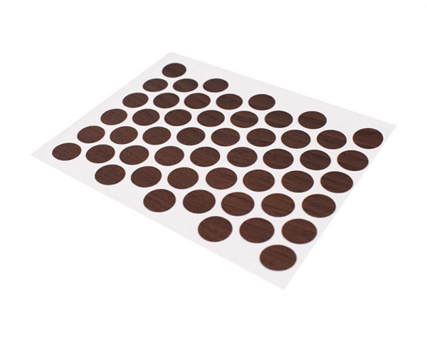 Заглушка на конфірмат самоклеюча горіх лісовий 50 шт DC